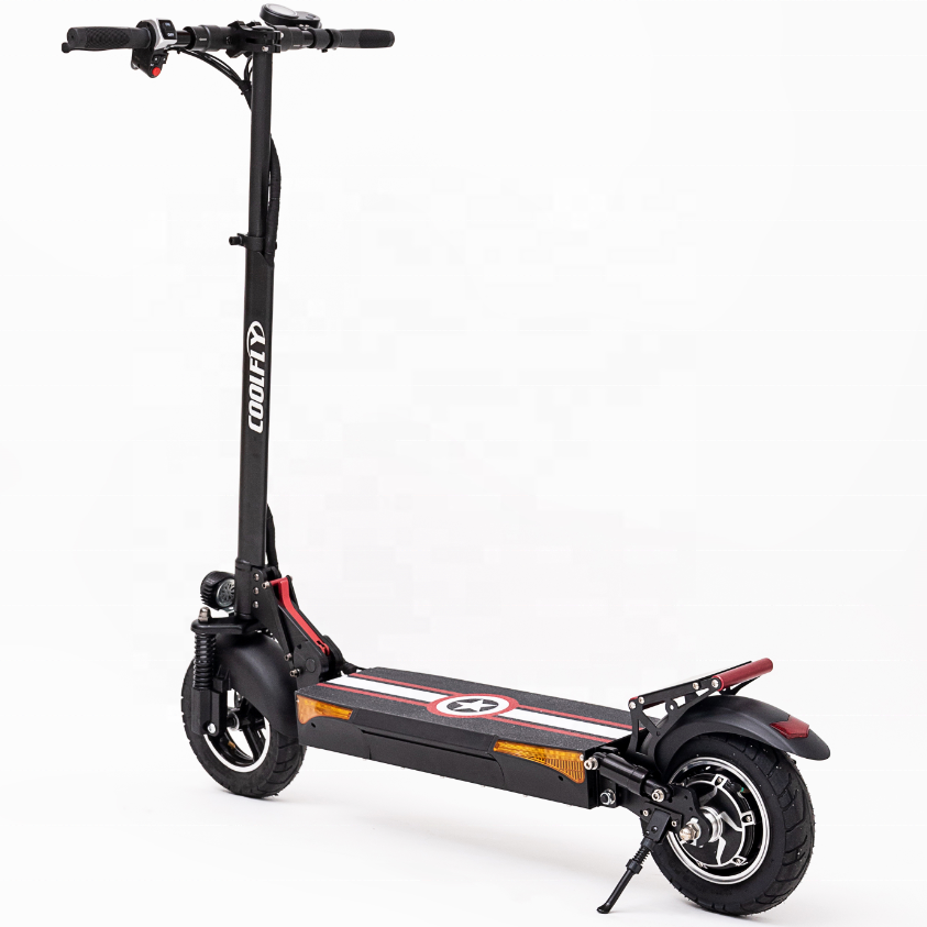 COOLFLY hot selling city 10inch wheel e electro carbon foldable cheap electric scooter children with turn lights