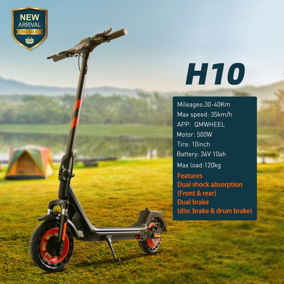 Customization Factory 350W 500W 750W Fold E-scooter Sharing Trotinet Electric Scooter China