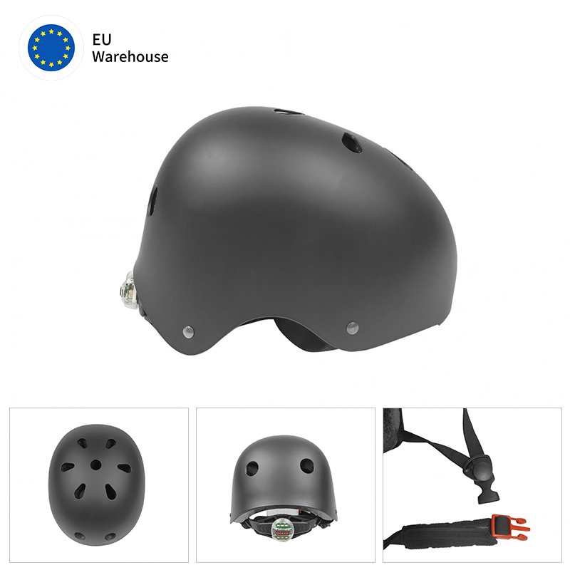 EU Warehouse Safely Scooter Helmet Regulator With Taillight Helmet For Scooter Motorcycle Motor Helmet Scooter Accessories Parts