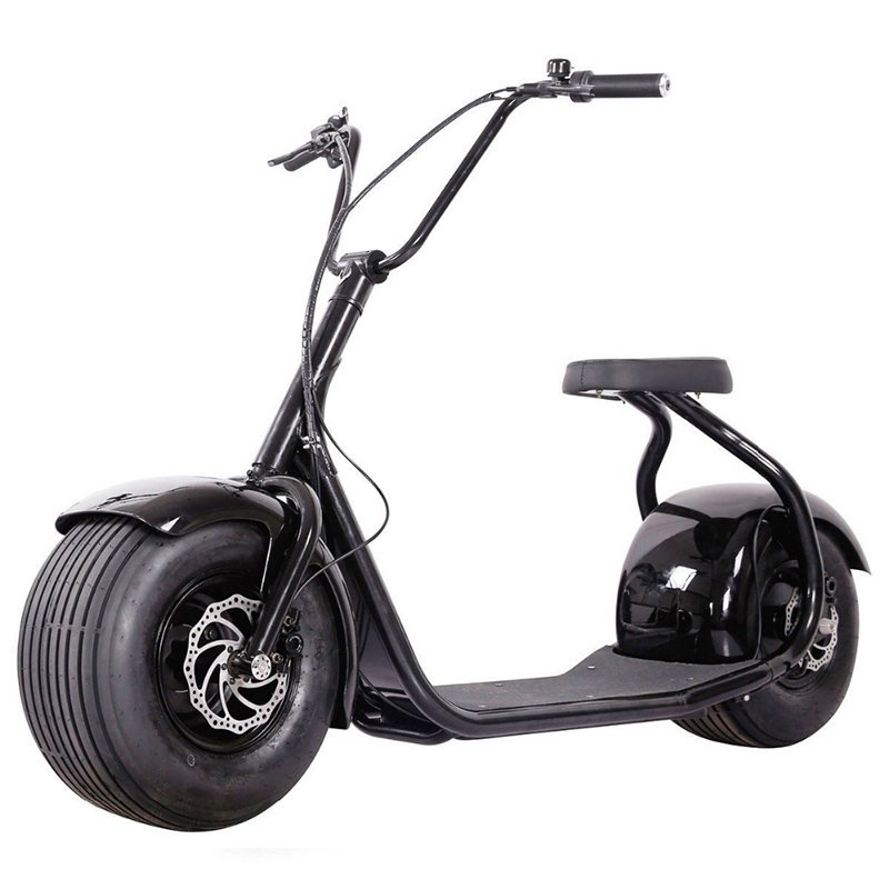 Adult Big 2 Wheel 1500 W EU 200KG Max Load E Bike Fat Tyre Electric Scooter Citycoco For Sale Europe USA
