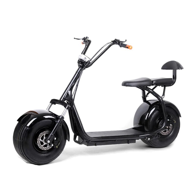 Adult Big 2 Wheel 1500 W EU 200KG Max Load E Bike Fat Tyre Electric Scooter Citycoco For Sale Europe USA