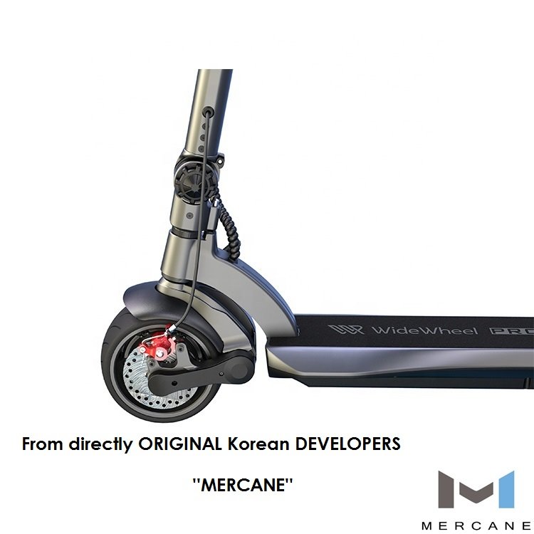 Mercane wide wheel pro dual motor 48v 500w 13.2ah folding 100mm ultra wide two-wheel electric scooter