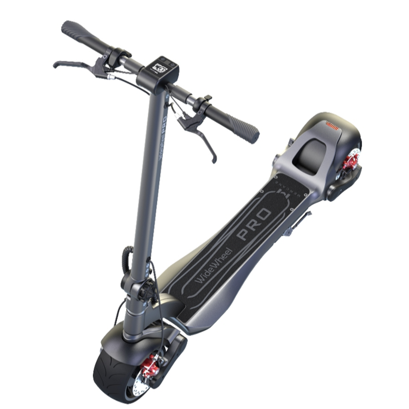 Mercane wide wheel pro dual motor 48v 500w 13.2ah folding 100mm ultra wide two-wheel electric scooter