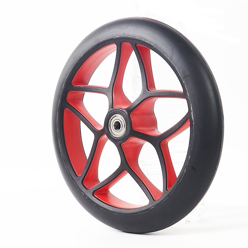 8-Inch Wheelchair Front Wheel Solid Tire Universal Accessory scooter parts pu wheel scooter big wheel