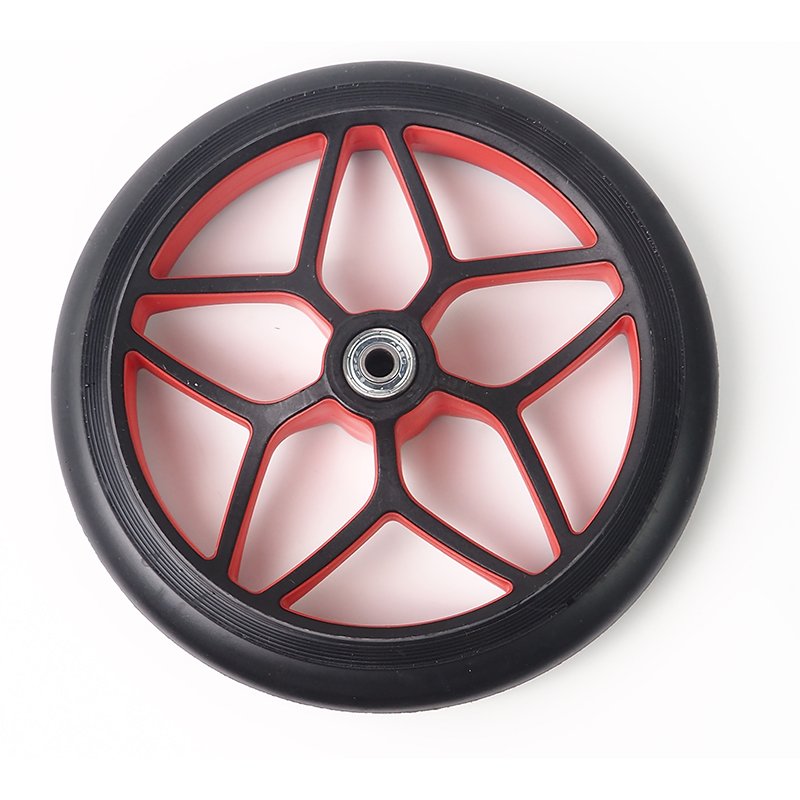8-Inch Wheelchair Front Wheel Solid Tire Universal Accessory scooter parts pu wheel scooter big wheel