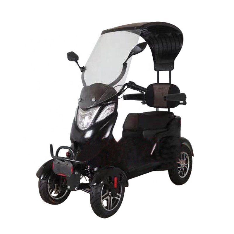 Hot Selling EEC Motorcycle Detachable Ceiling Four Wheeler Cheap Powerful Adult Electric Scooter With Electromagnetic brake