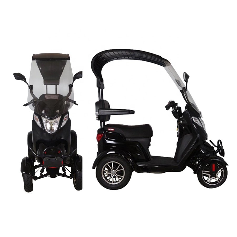 Hot Selling EEC Motorcycle Detachable Ceiling Four Wheeler Cheap Powerful Adult Electric Scooter With Electromagnetic brake