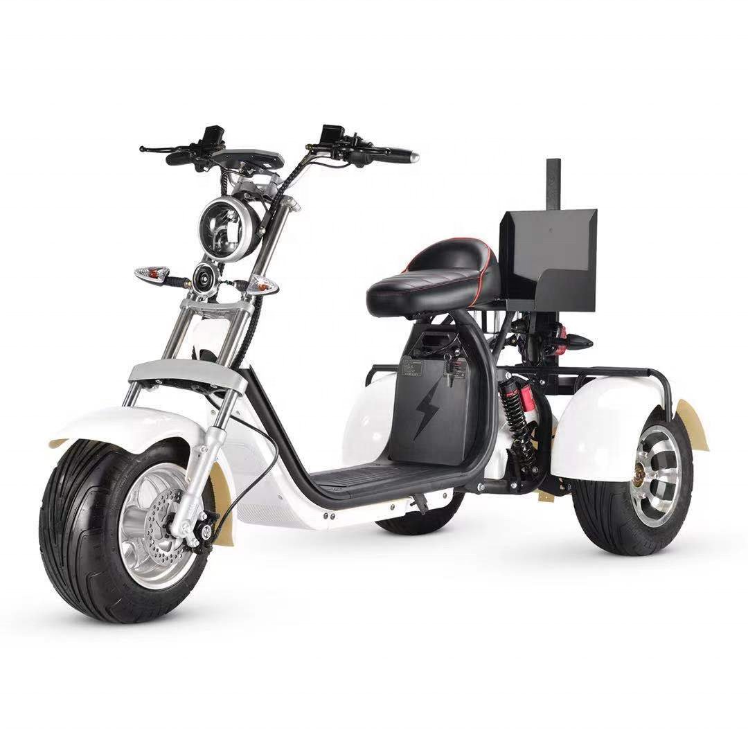 US/EU warehouse 3000W Tricycle Electric scooter Passenger Motorized Tricycle with Three Wheel for Adult golf scooter golf bike