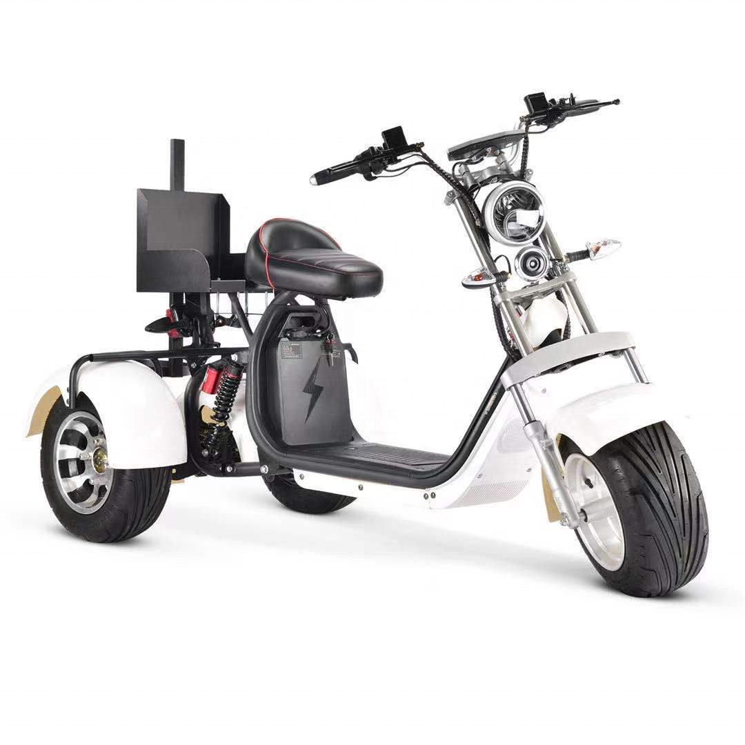 US/EU warehouse 3000W Tricycle Electric scooter Passenger Motorized Tricycle with Three Wheel for Adult golf scooter golf bike