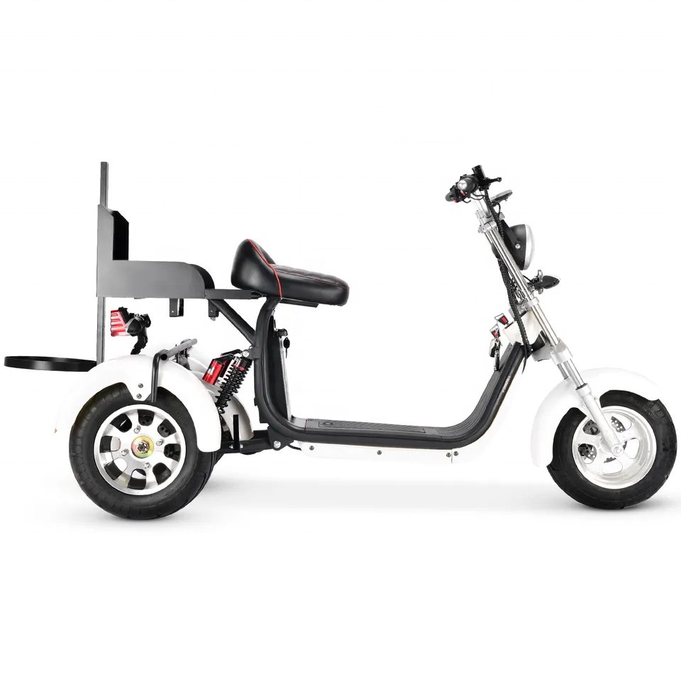 US/EU warehouse 3000W Tricycle Electric scooter Passenger Motorized Tricycle with Three Wheel for Adult golf scooter golf bike