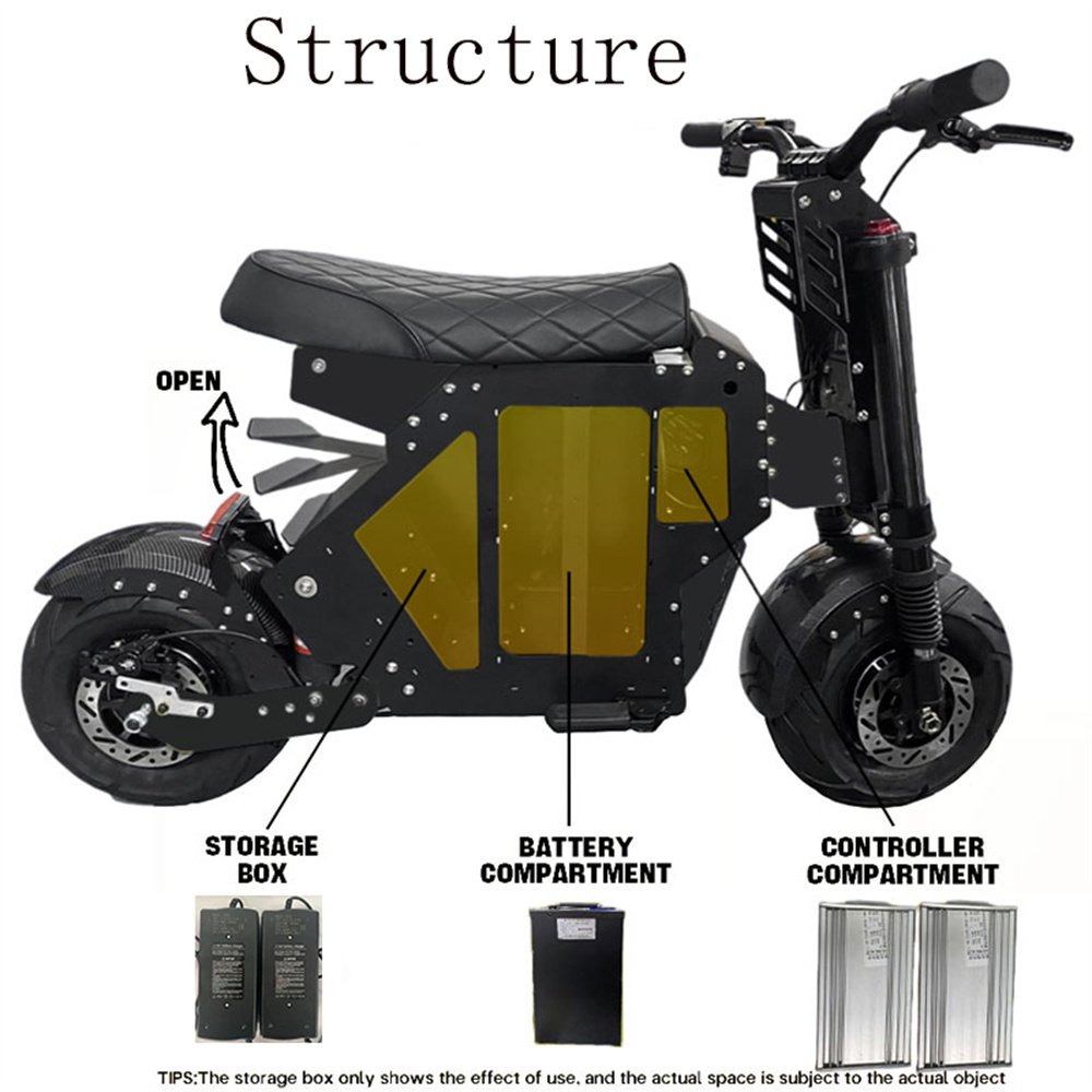 72v 10000w dual motor electric scooter 50ah removable battery range 100-150km NFC card/password start adult electric scooter
