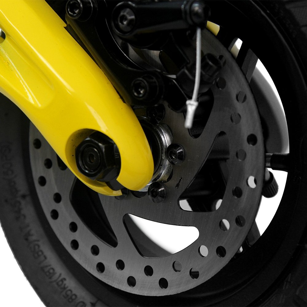 EU Stock C-Type Damping Dual Suspension Stand-up Moped with 10inch Tyres and Bluetooth Link APP, Lightweight Electric Scooter