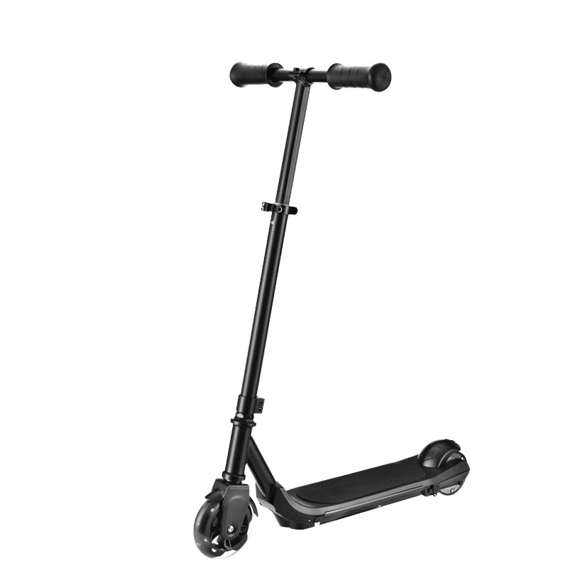 Two-Wheeled Kids' Electric Scooter with Slide Cover Rechargeable Lithium Battery Power-Assisted Skateboard for Children