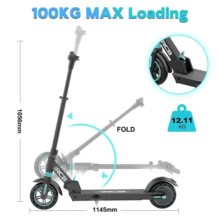 Dropshipping EU UK STOCK 8Inch Cheap Price Electric Scooter Folding Removable Lithium Battery Chinese Factory E kick Scooter
