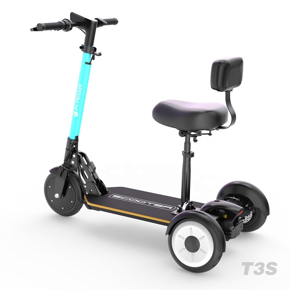Wholesale 3 Wheel Foldable T3S Fitrider Electric Scooter Motor Power 36V 350W for Adult and Elder