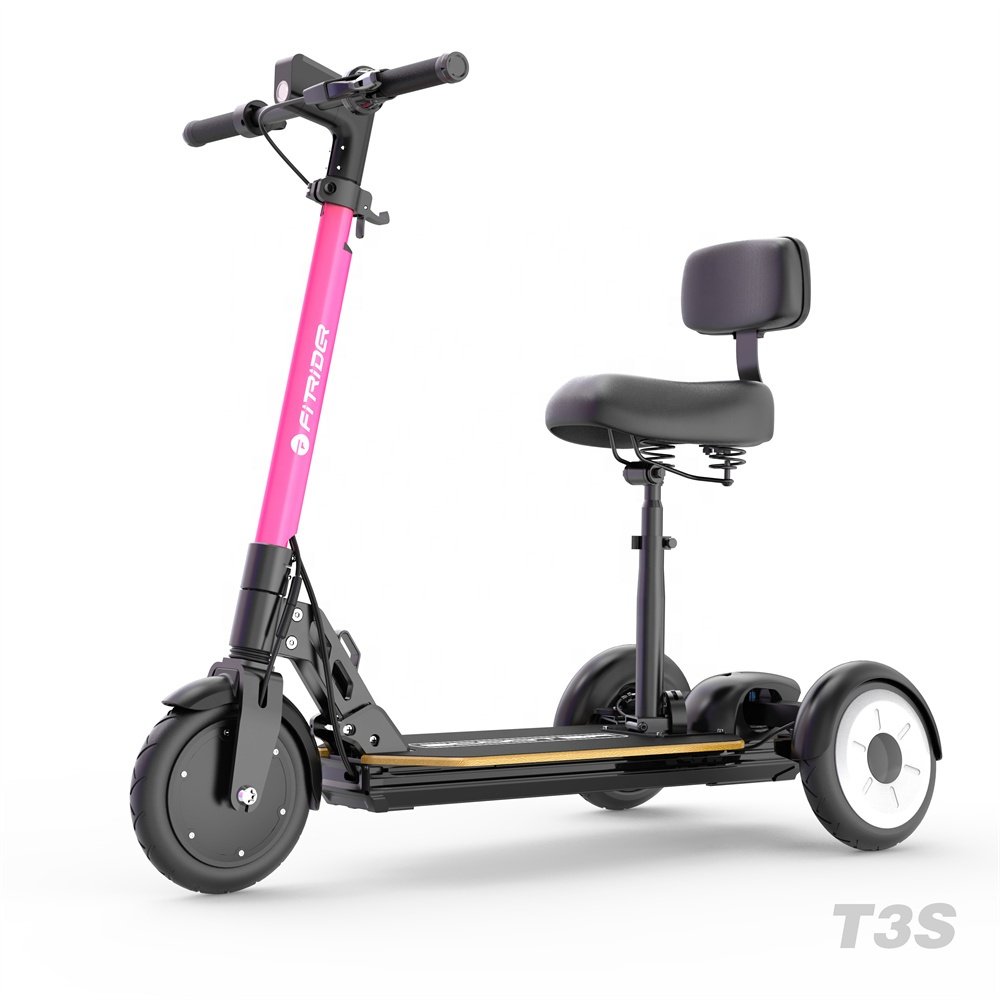 Wholesale 3 Wheel Foldable T3S Fitrider Electric Scooter Motor Power 36V 350W for Adult and Elder