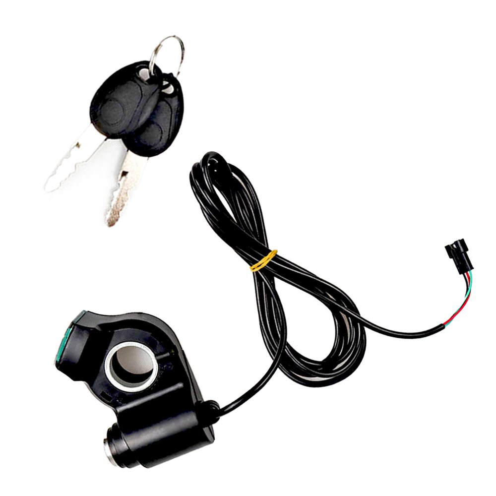 Power Locks Fit For KUGOO M4 Electric Scooter Thumb Throttle Voltmeter Digital Voltage Display Switch Power Supply With Key Lock