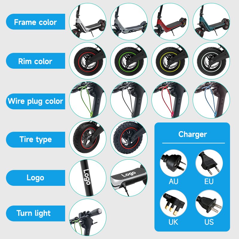 kepow 500w powerful motor 48v 10/15ah lithium battery scooter T10A max speed 45km/h adult offroad high speed electric scooter