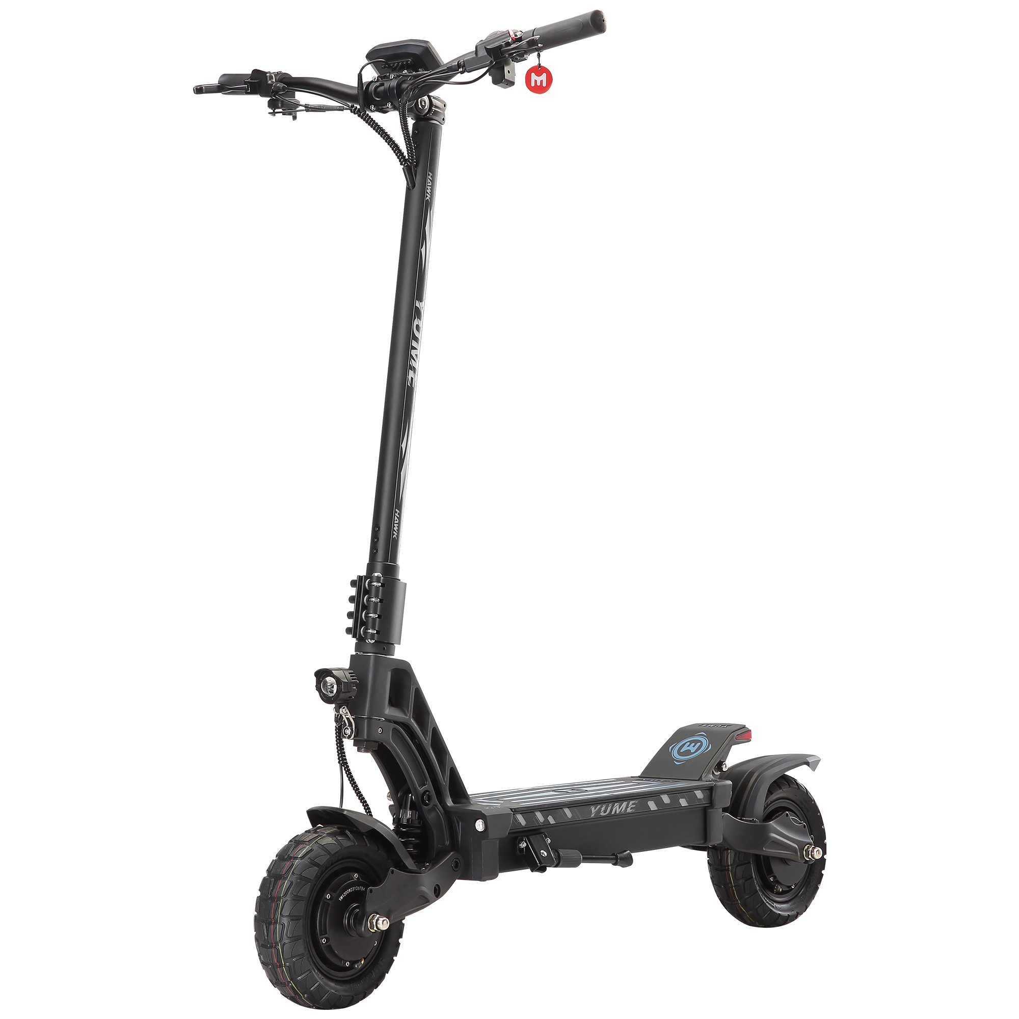 YUME HAWK New arrival 60V2400W6000w dual motor scooter Smart display with APP NFC adult electric scooters for Wholesales