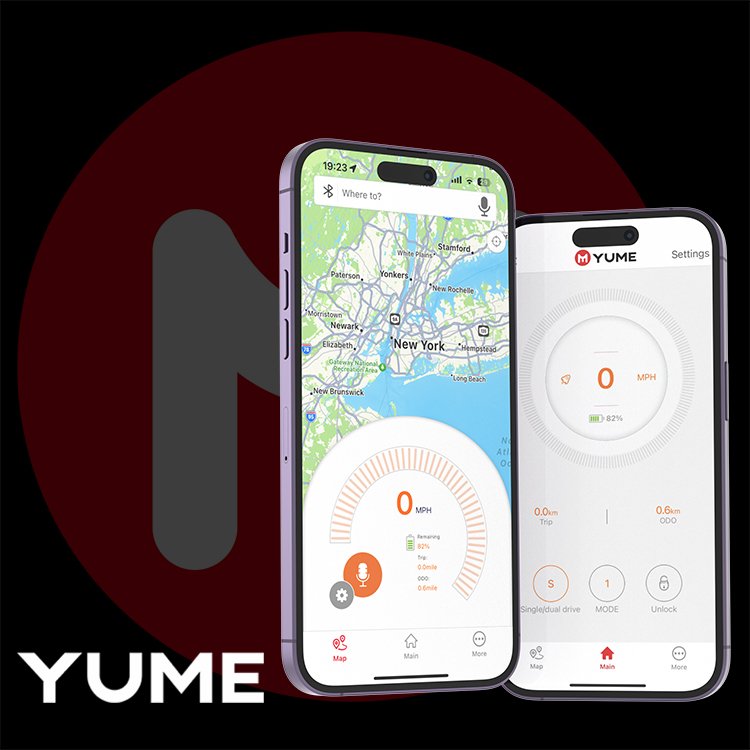 YUME HAWK New arrival 60V2400W6000w dual motor scooter Smart display with APP NFC adult electric scooters for Wholesales