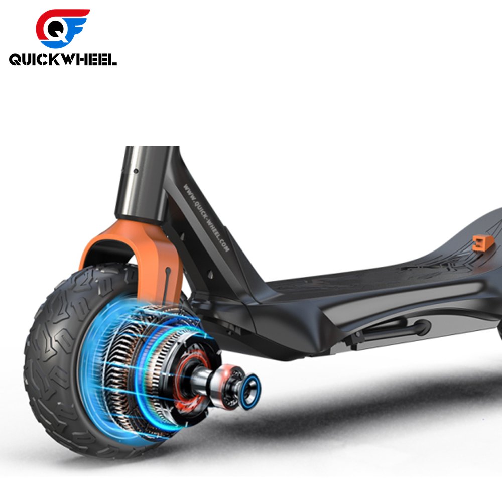 Quickwheel Eu Warehouse Electric Bike Scooter 500W Two Wide Wheel E Scooter 48V 10.4Ah Duel Motor Electric Scooter Distributors
