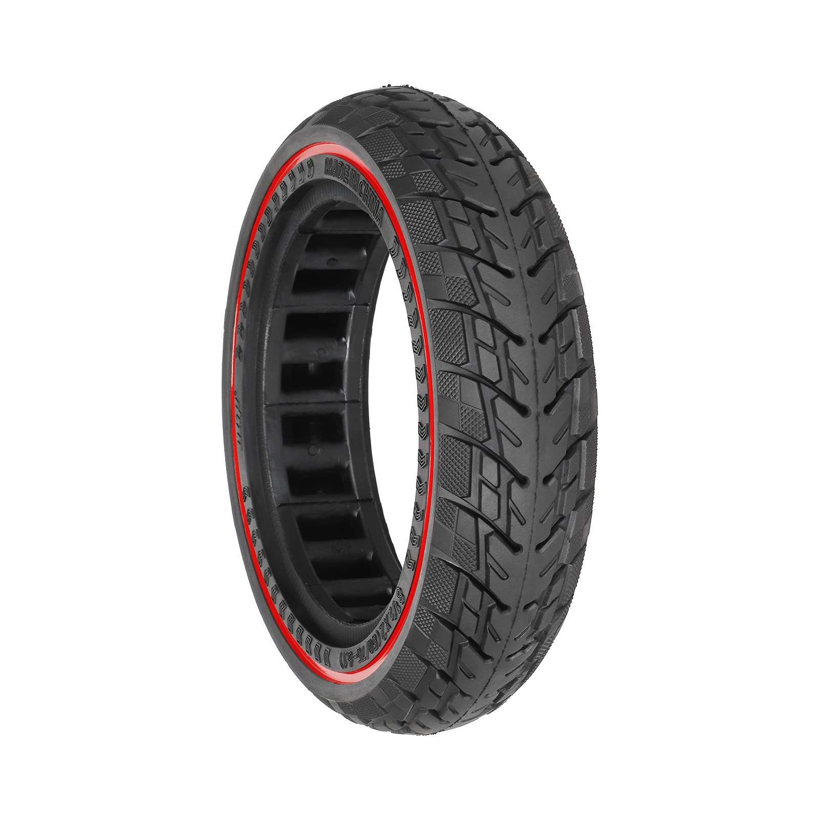 Ulip 8 1/2*2(50/75-6.1) Off-Road Solid Tire with Red Circle for Xiaomi Scooters 8.5 Inch Electric Scooter Wheel Tyre Accessories