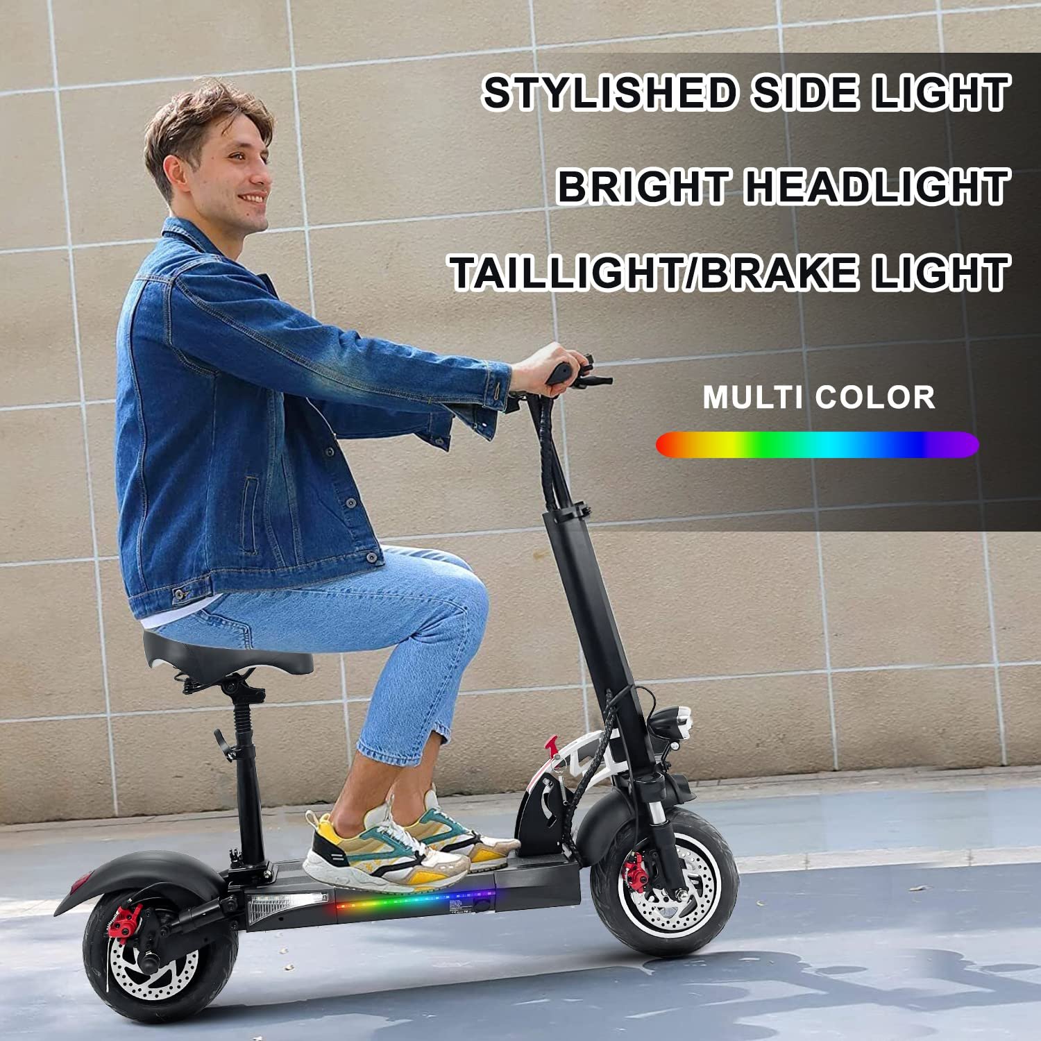 10 inch 48V 800W 15AH Electric Scooter 50KMH Up to 60KM Mileage Off Road Scooter Adults in USA EU UK Warehouse Dropshipping
