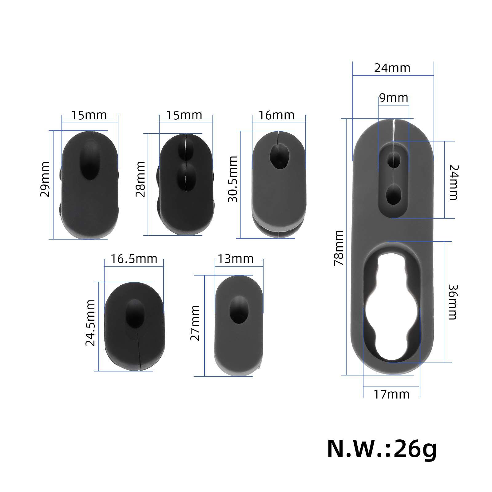 EU Warehouse Electric Scooter Silicone Sleeve Cover for Xiaomi 4 Pro Scooters Plastic Waterproof Cover Charging Port 7 Kit Parts