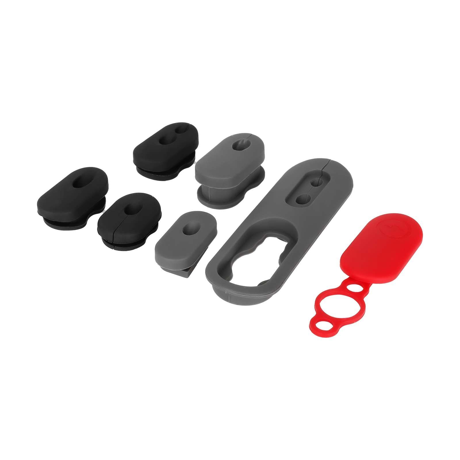 EU Warehouse Electric Scooter Silicone Sleeve Cover for Xiaomi 4 Pro Scooters Plastic Waterproof Cover Charging Port 7 Kit Parts