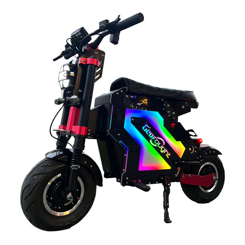 Geofought electric scooter parts and accessories 72cm length 17cm higher aluminum alloy handlebar for M5 model