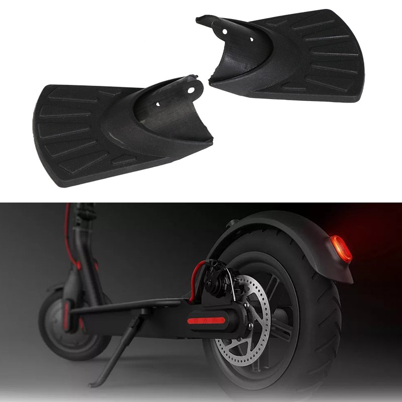 Superbsail 2PCS Scooter Front Rear Mudguard Fender Fishtail Shape Retaining Water For Xiaomi Mijia M365 Pro Scooter Accessories