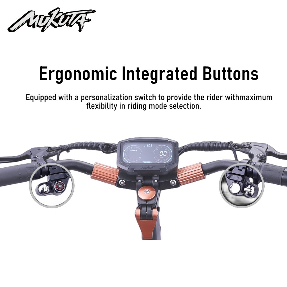 Mukuta 8 Plus Foldable Waterproof 15.8Ah 70Km 1200W 2 Wheel Adult Electric Scooters 48V Electric Scooter 80Kmh