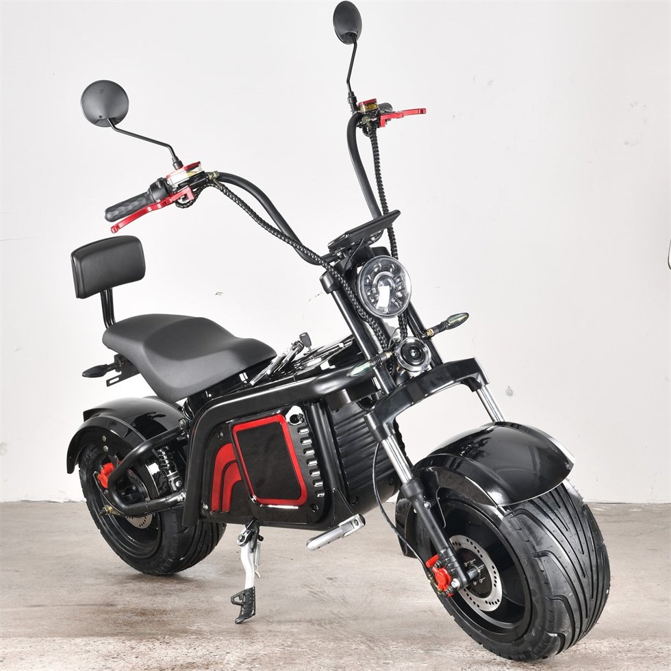 Factory Direct Eec 60V Electric Motorcycle Citycoco 2 Seats Phat Golf Electric Scooter