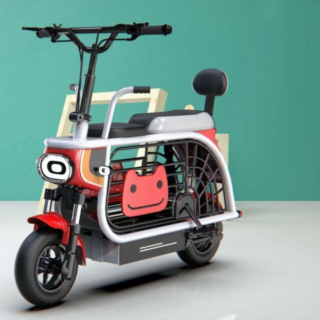 Wuxi china long range 350w electric cargo bicycle electric scooter electric motorcycle for adults two wheels