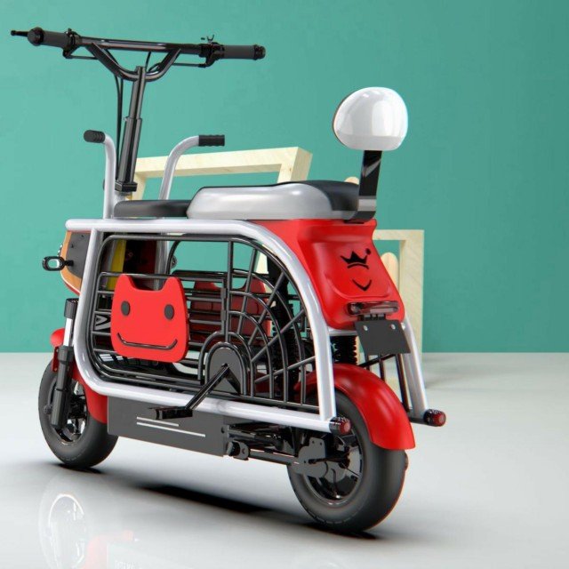 Wuxi china long range 350w electric cargo bicycle electric scooter electric motorcycle for adults two wheels