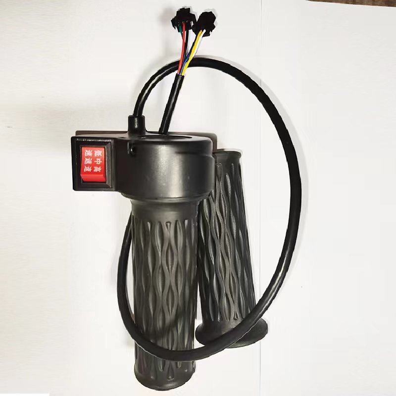 Cheap 3 Gears Speed Switch e bike parts electric bicycle parts twist throttle handle for E-scooter parts