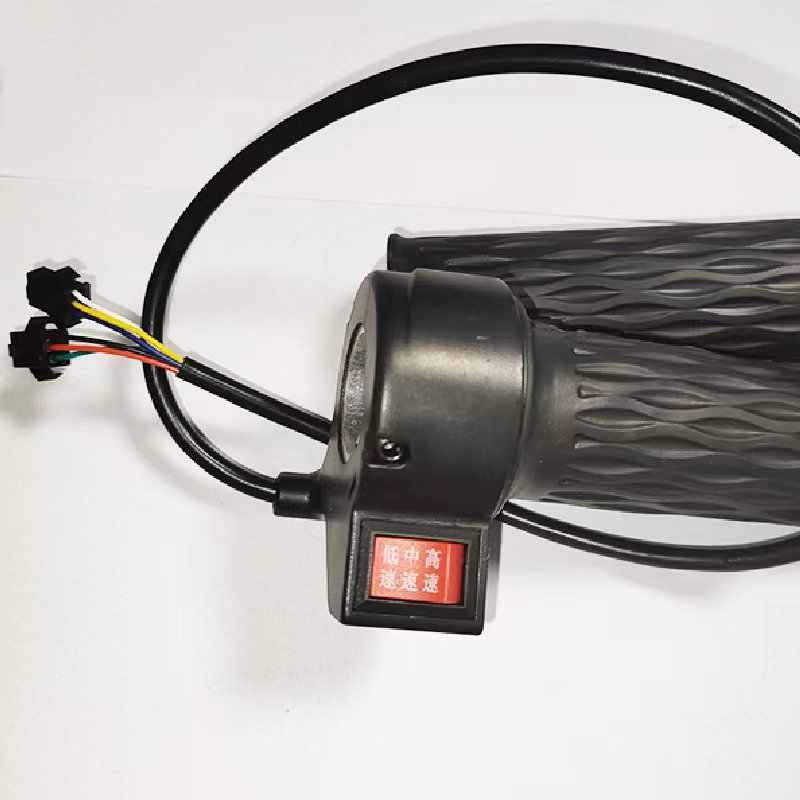 Cheap 3 Gears Speed Switch e bike parts electric bicycle parts twist throttle handle for E-scooter parts