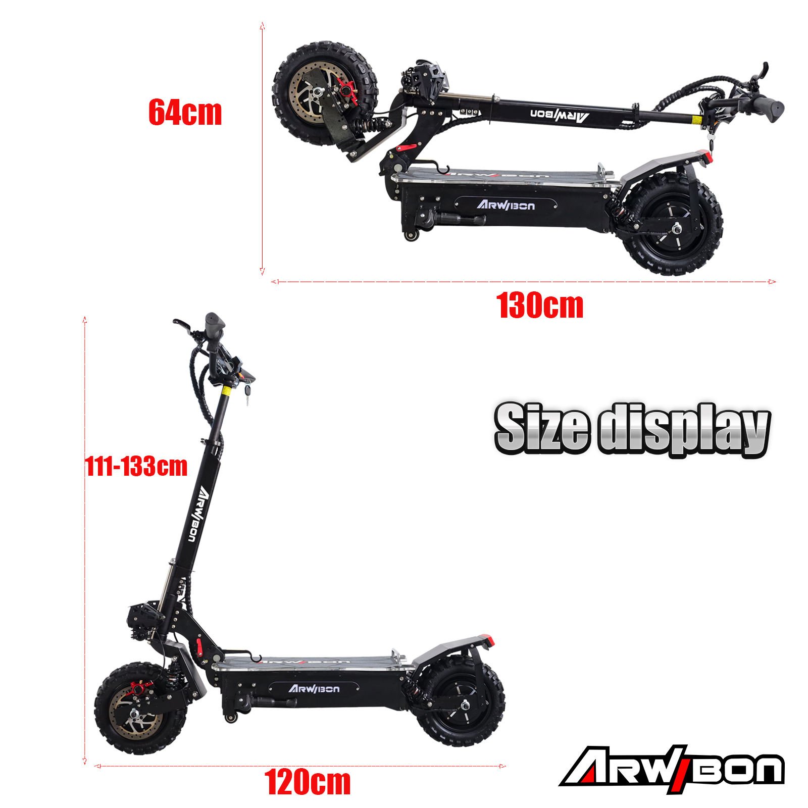 ArwibonQ06 Pro 5600W 60V Electric Scooters patinete electrico 11inch Fast E scooter for Adults