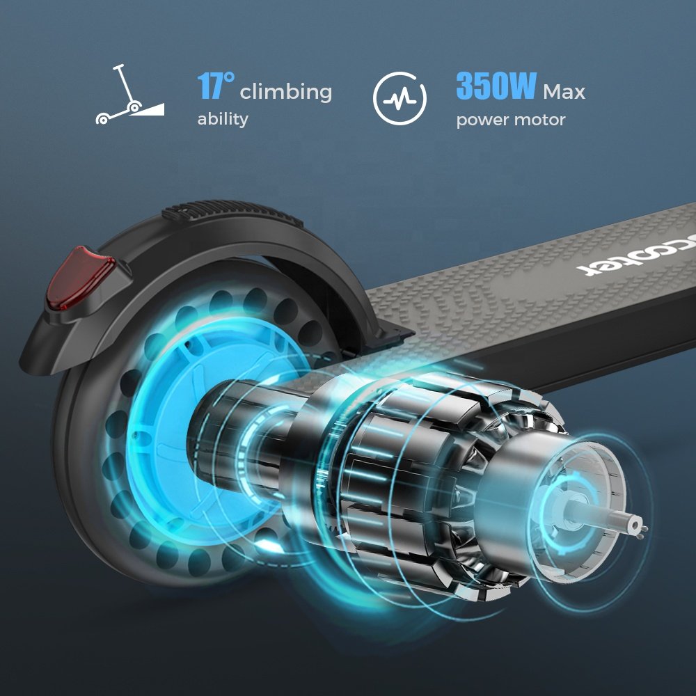 i8 350W Electric Scooter 6Ah 25km/h 8.''Tires Extra-Long Range Fold E-Scooter