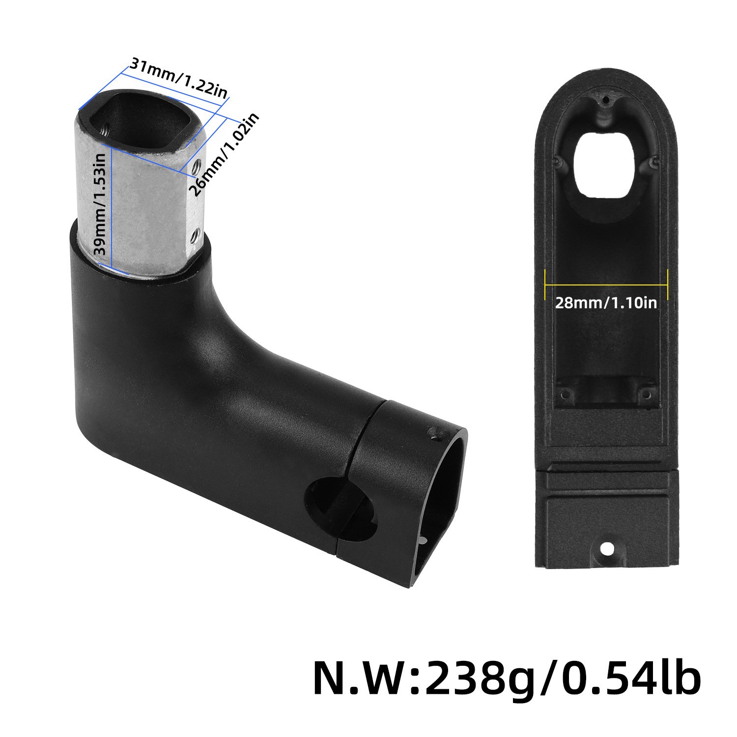 Electric Scooter Metal Panel Holder Assembly For Xiaomi M365 Pro Pro 2 1S Handlebar Front Fork Stem Connector Bracket