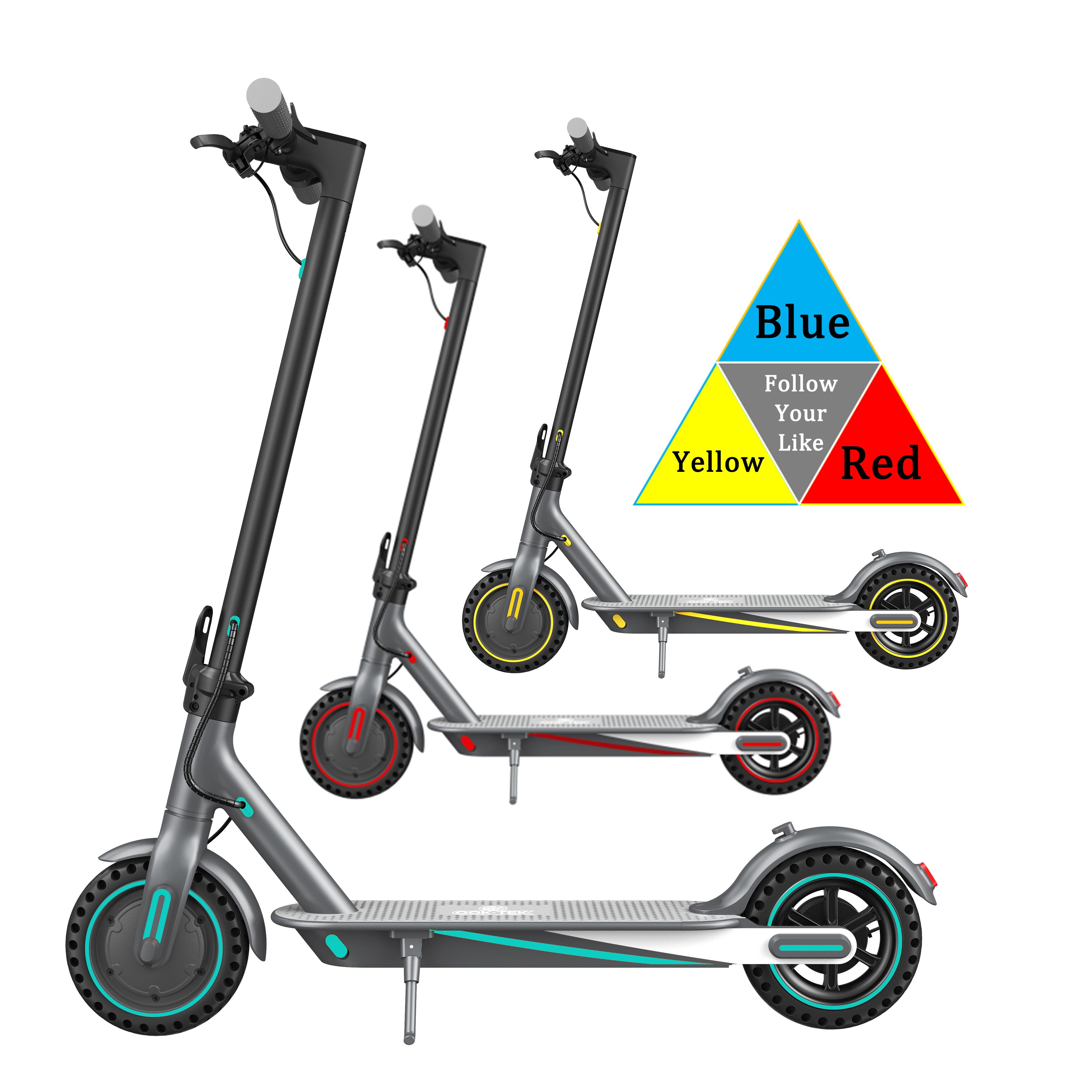 Dropshipping EU US UK Warehouse E Scooter 350W Adult Scooter Fast 8.5inch Foldable Electric Scooters