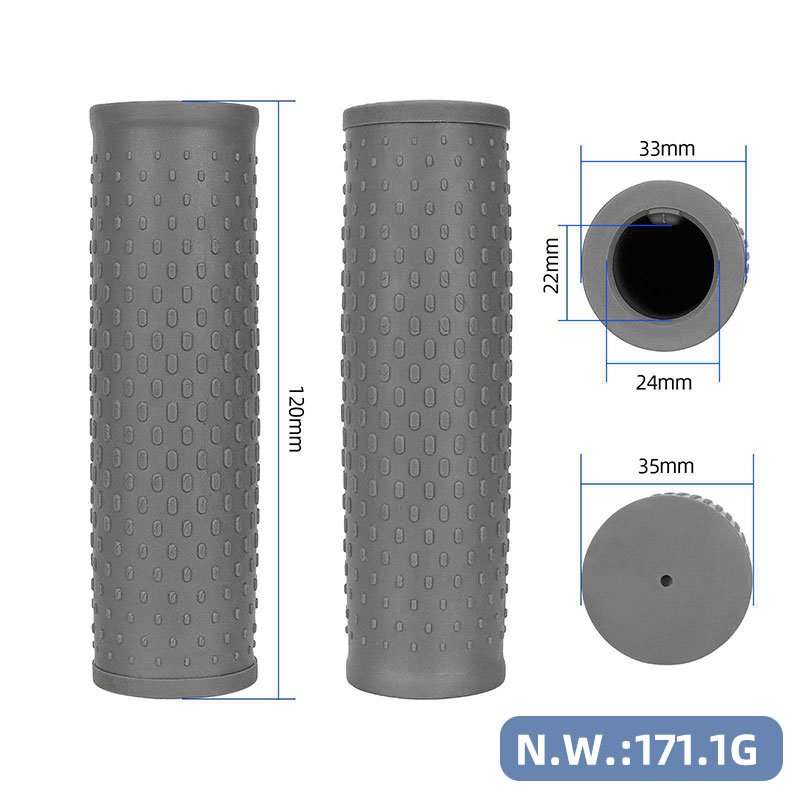 EU Warehouse Electric Scooter Rubber Handlebar Scooter Handle Gloves For Universal Scooter Replacement Parts Accessories