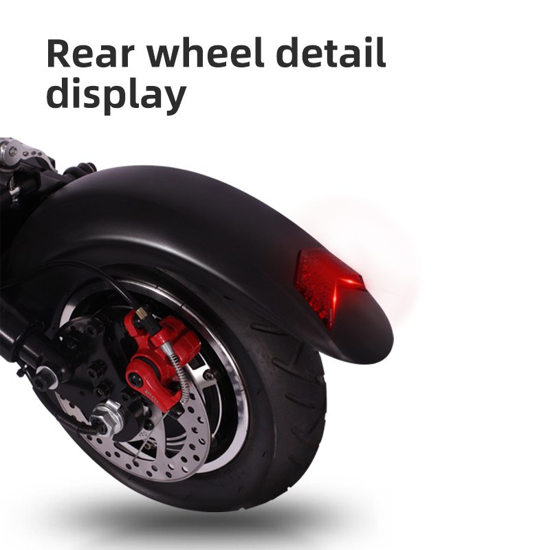 10 Inch Tire Motor 800W 45KM Range 2 Wheel 15A Barrery 48V Adults e Scooter Off Road Electric Scooter Eith Seat