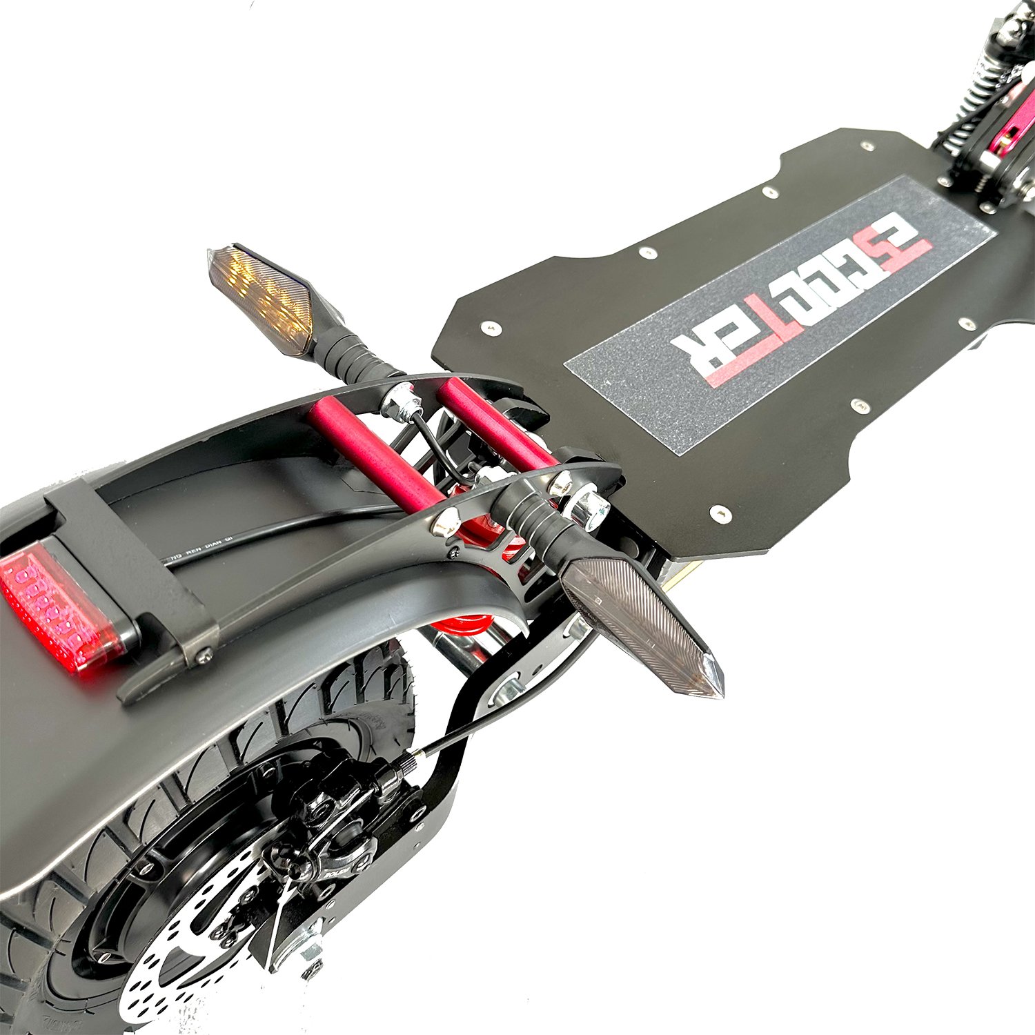 Fast 21Ah lithium battery 48v 10inch dual motor 2400w electric scooter with disc brake for adults