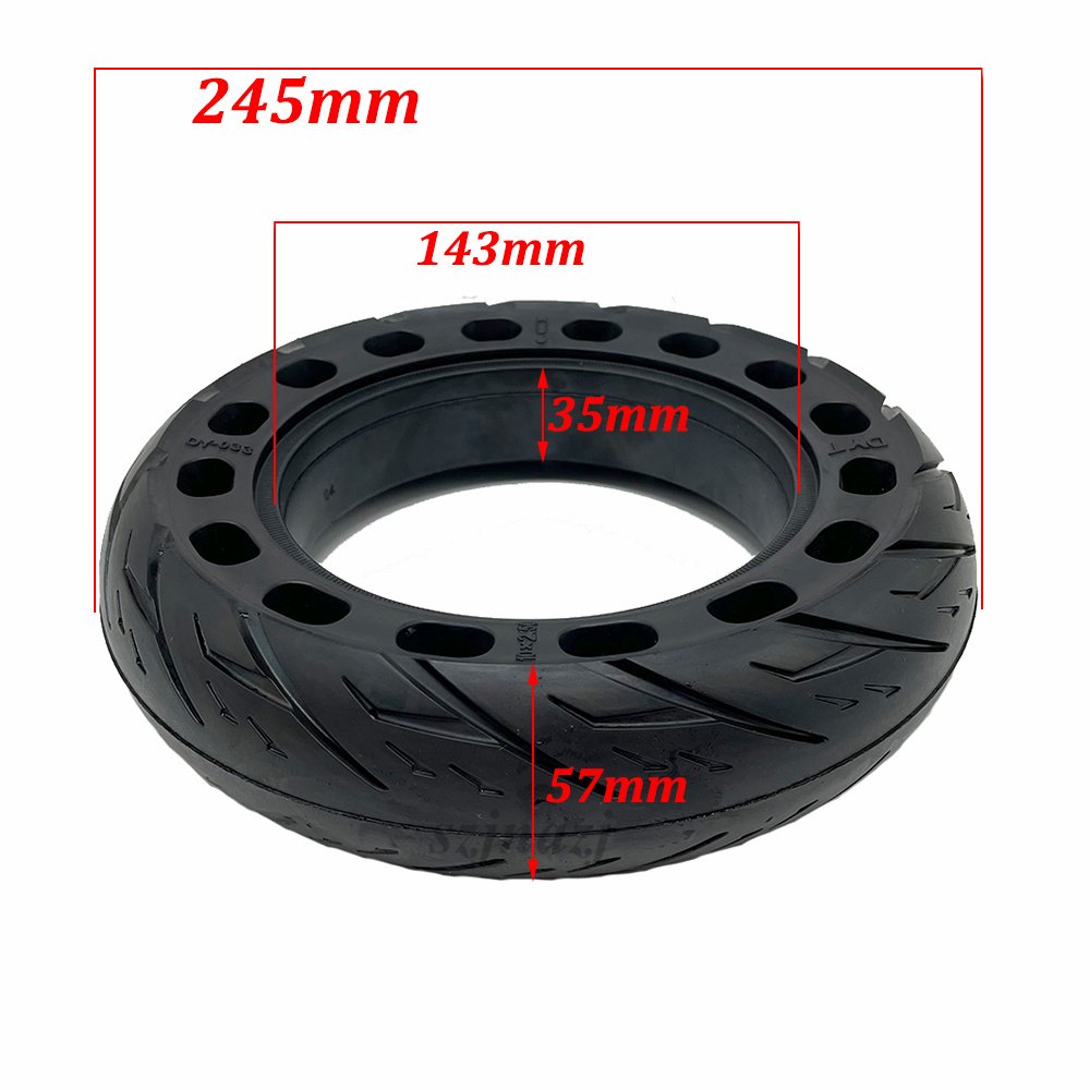 10 Inch 10x2.50 Solid Tire for Kugoo M4 Pro Zero 10x Quick 3 Electric Scooter Wheel Explosion-Proof Tyre Parts