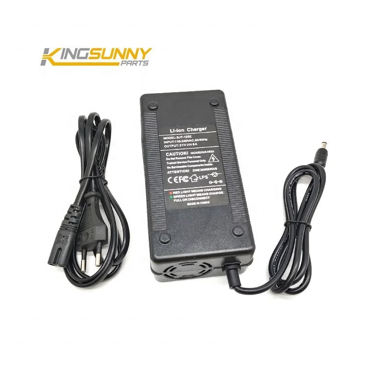 Electric Scooter Parts 21V 5A AC Connector Battery Adapter Charger Power Supply Rechargeable Battery Ebike