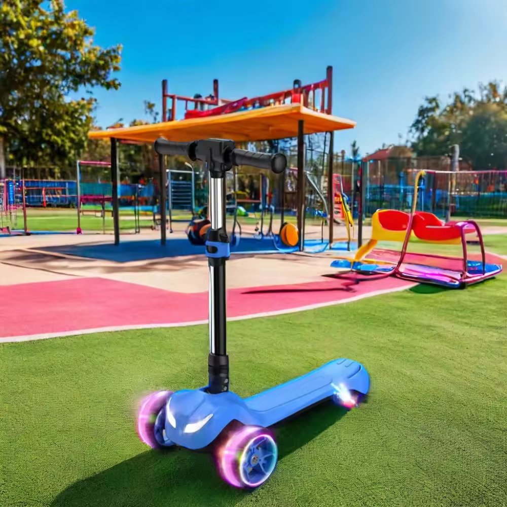 Electric Scooter 3-12 Years Outdoor Child Toys Scooter with Big Three Wheels Pedal Alloy Kick Scooter for Kids
