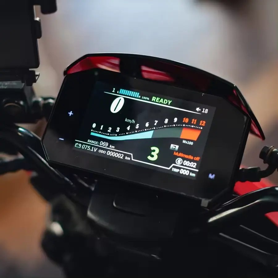 High Quality Electric Motorcycle Modification Parts With 5-Inch Smart Speedometer LCD TFT Display Cluster Wholesale