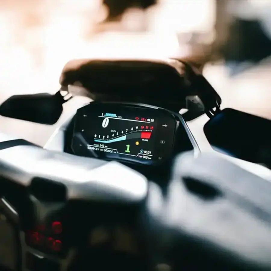 High Quality Electric Motorcycle Modification Parts With 5-Inch Smart Speedometer LCD TFT Display Cluster Wholesale