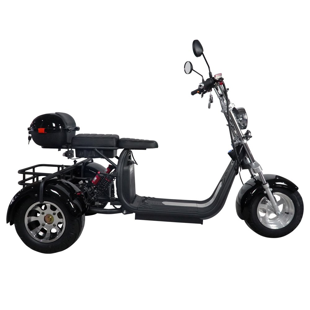 2021 Citycoco 3 wheel electric scooter electric tricycle 3 wheel 13 inch wheel electric scooter fat tire bicycle